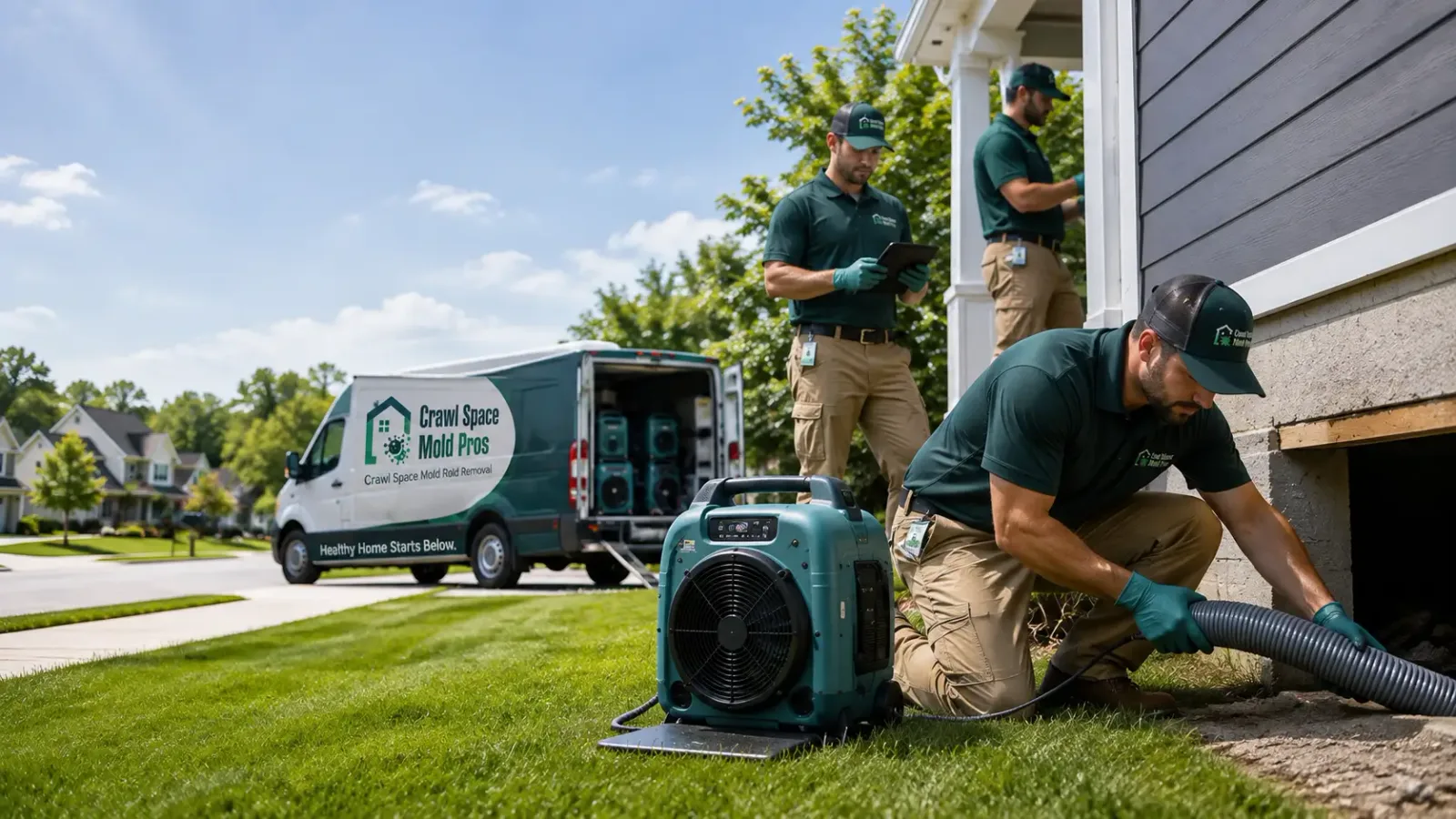 Crawl Space Mold Removal in San Gabriel, CA